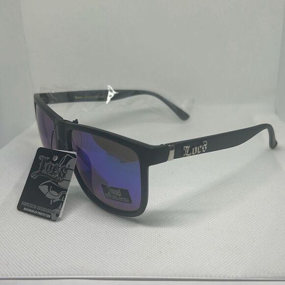 Locs Mens Hardcore Mirrored Sunglasses - Picture 1 of 3